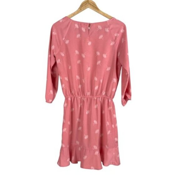 JOIE ARRYN PINK DANDELION FLORAL PRINTED DRESS - Picture 5 of 8